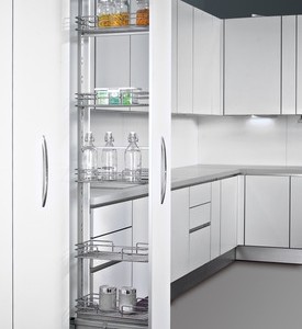 Kitchen Cabinet Interiors Pantry Units Corner Rotating Shelves